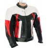 RTX TITAN Red Motorcycle Leather Race Jacket